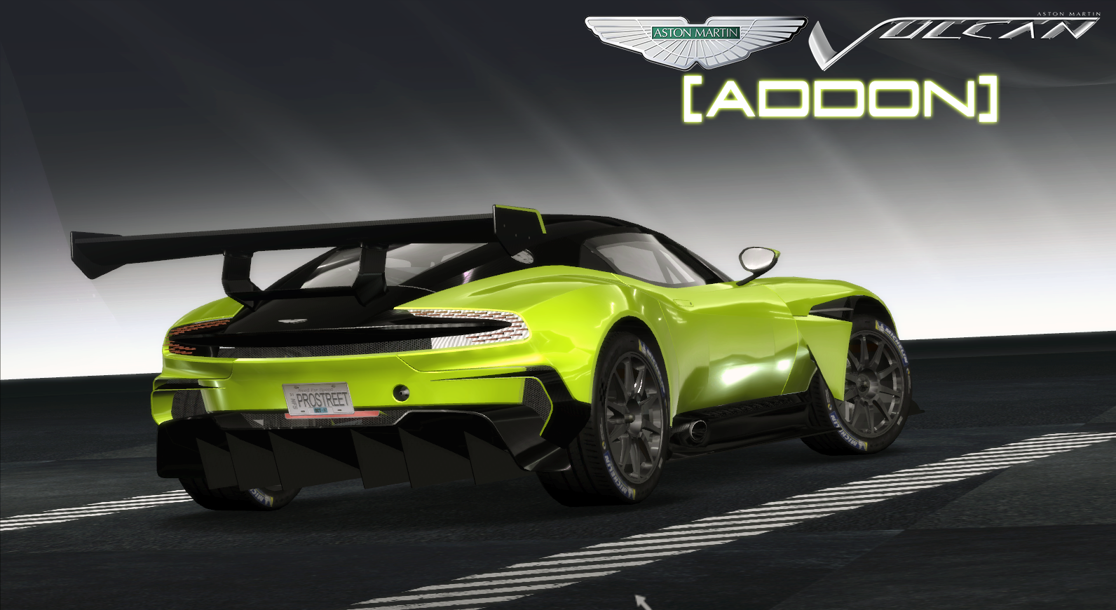 Need For Speed Pro Street Aston Martin Vulcan [Addon] - update