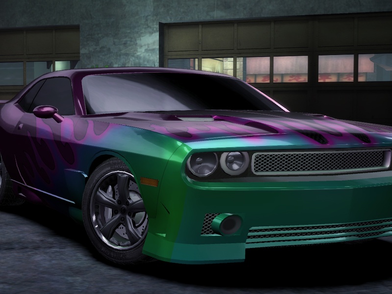 Custom Concept Challenger with Psychedelic flaming