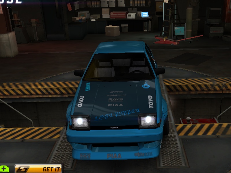 Toyota Corolla blue from prostreet (remake)