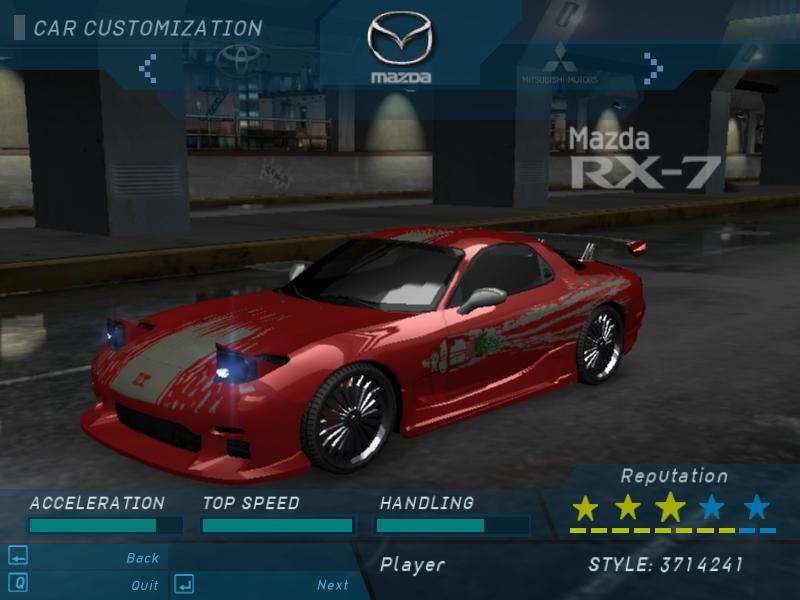 Dom's RX-7 (FnF)