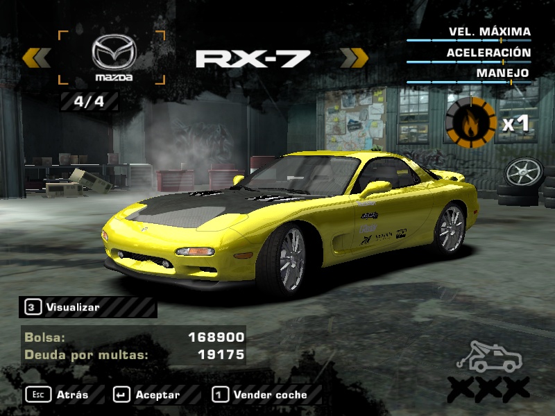 Custom RX7 Yellow C: