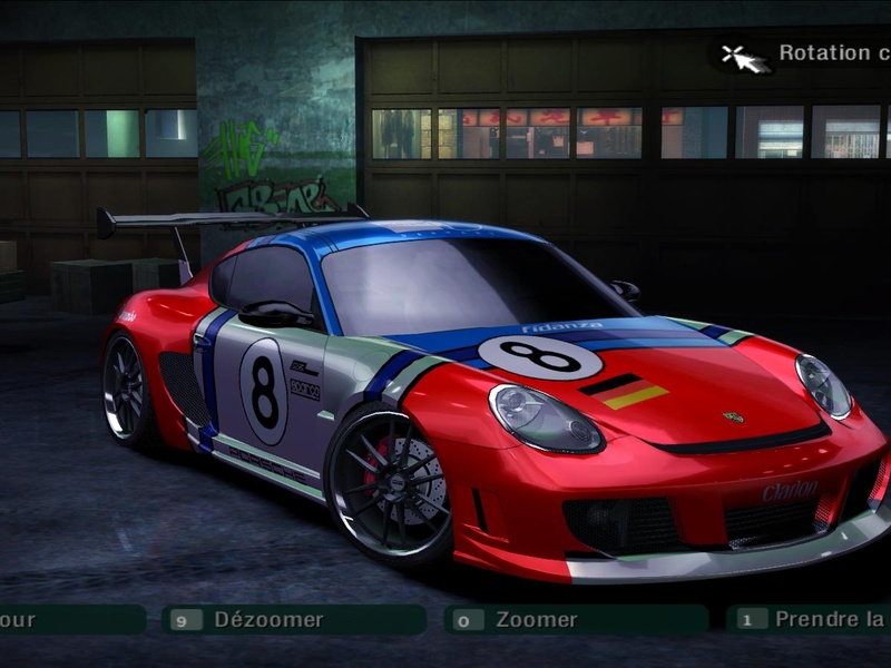 Porsche Cayman "GT3" fictional racing livery