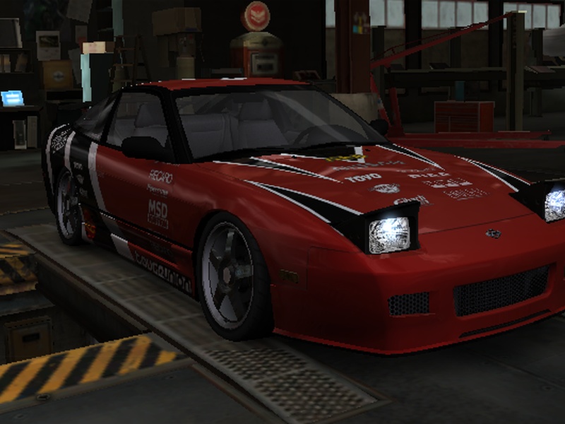 My custom Nissan 240SX S13 (looks like Darius team xd)