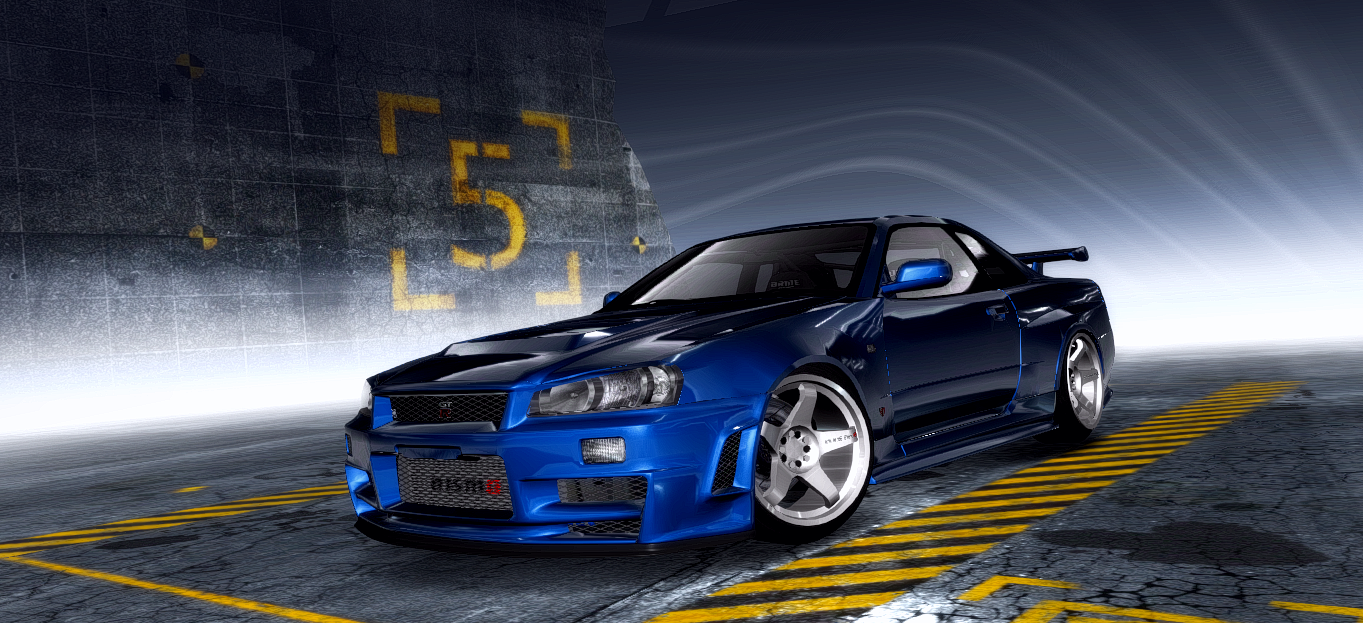 Need For Speed Pro Street Nissan SKYLINE R34 GTR v2