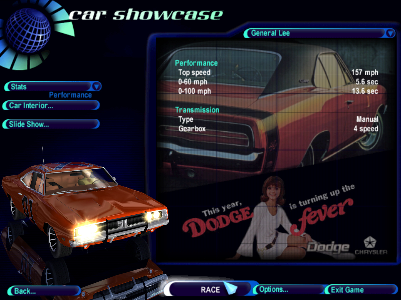 Need For Speed High Stakes Showcase of '69 Dodge Charger 'General Lee'