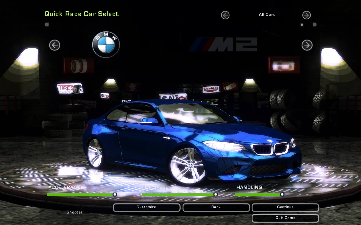 Need For Speed Underground 2 BMW M2