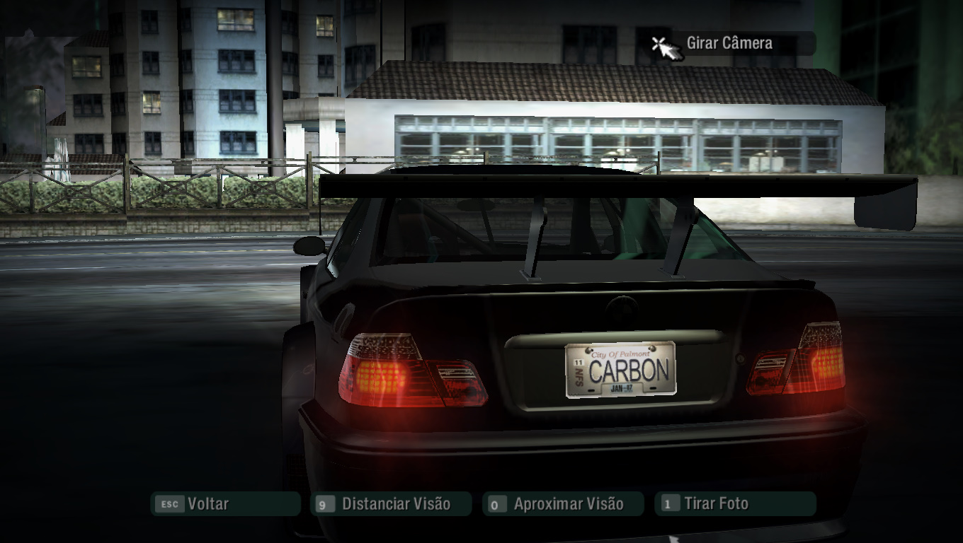 Need For Speed Carbon BMW Clear Tail Lights for M3 GTR