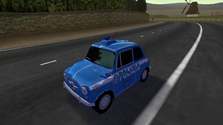 Need For Speed Hot Pursuit Fiat Nuova 500 Italian Police (sleeper version)