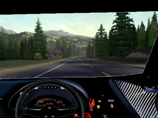 Need For Speed Hot Pursuit Nissan R390 GT1 interior view
