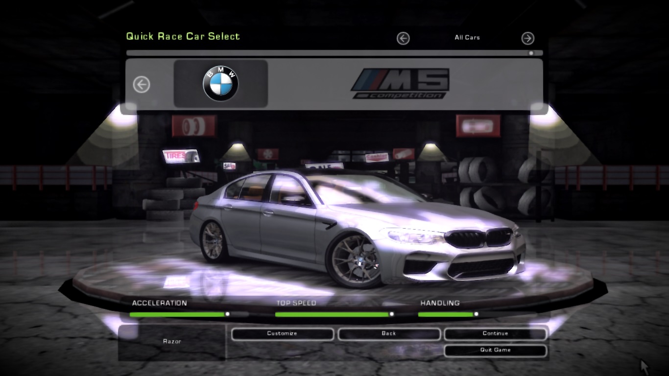 Need For Speed Underground 2 BMW M5 Competition