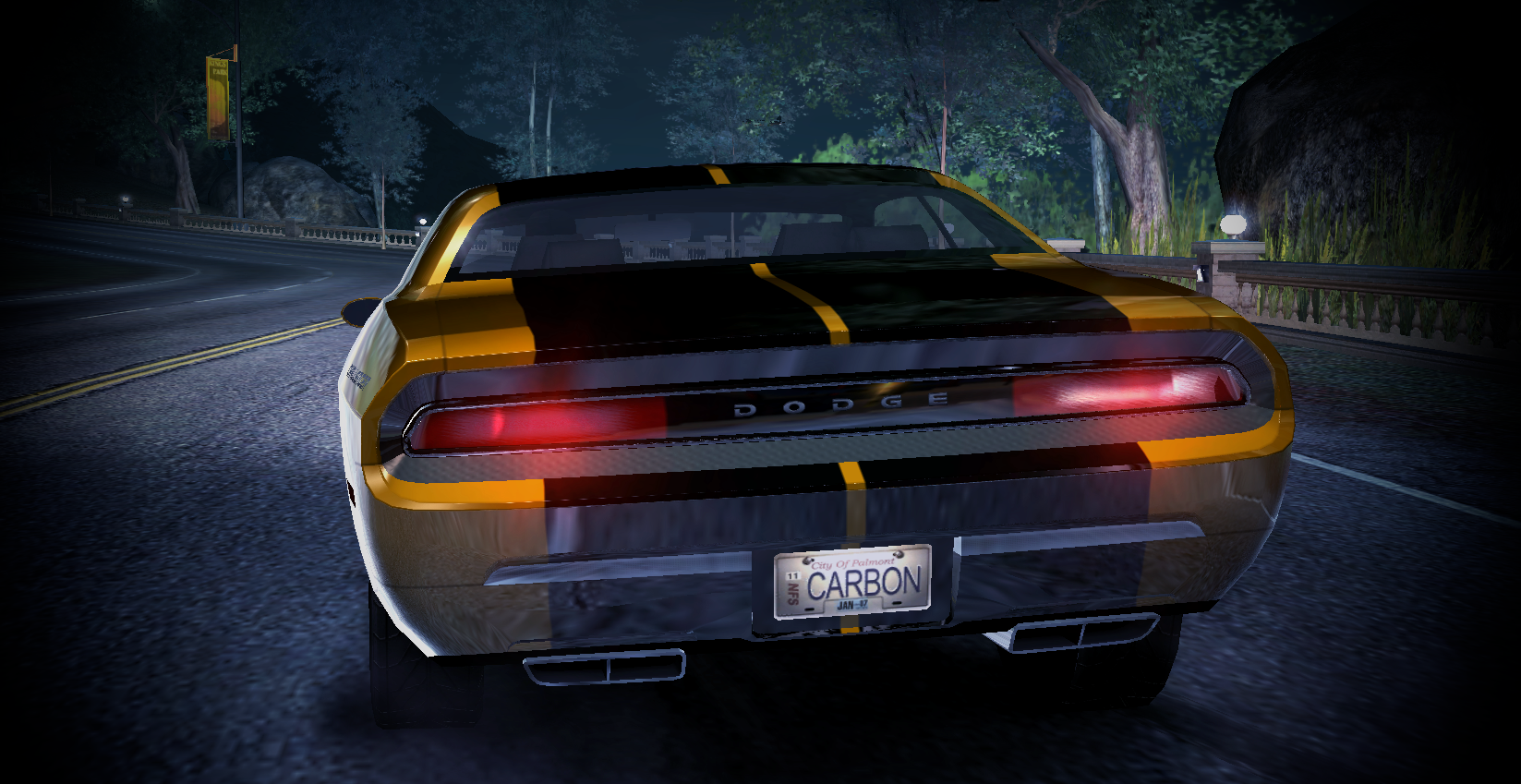 Need For Speed Carbon Dodge Challenger Concept Split Tail Lights