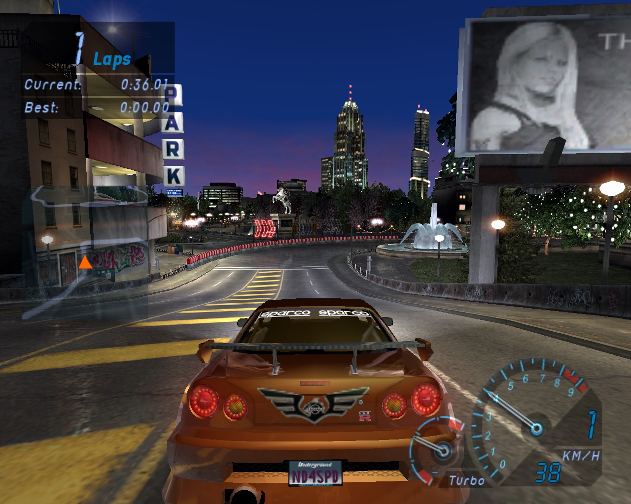 Need For Speed Underground Early morning and night sky