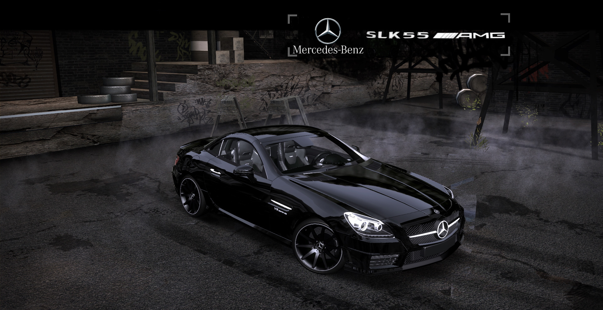 Need For Speed Most Wanted Mercedes Benz 2012 Mercedes-Benz SLK55 AMG