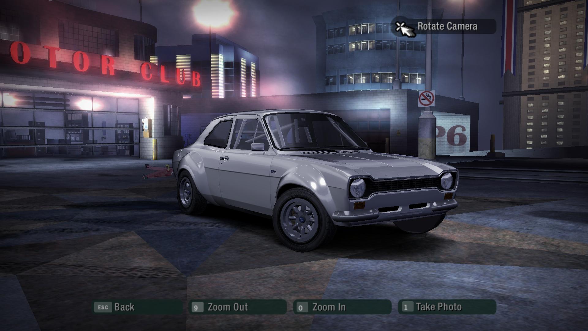 Need For Speed Carbon 1970 Ford Escort RS1600 MK1