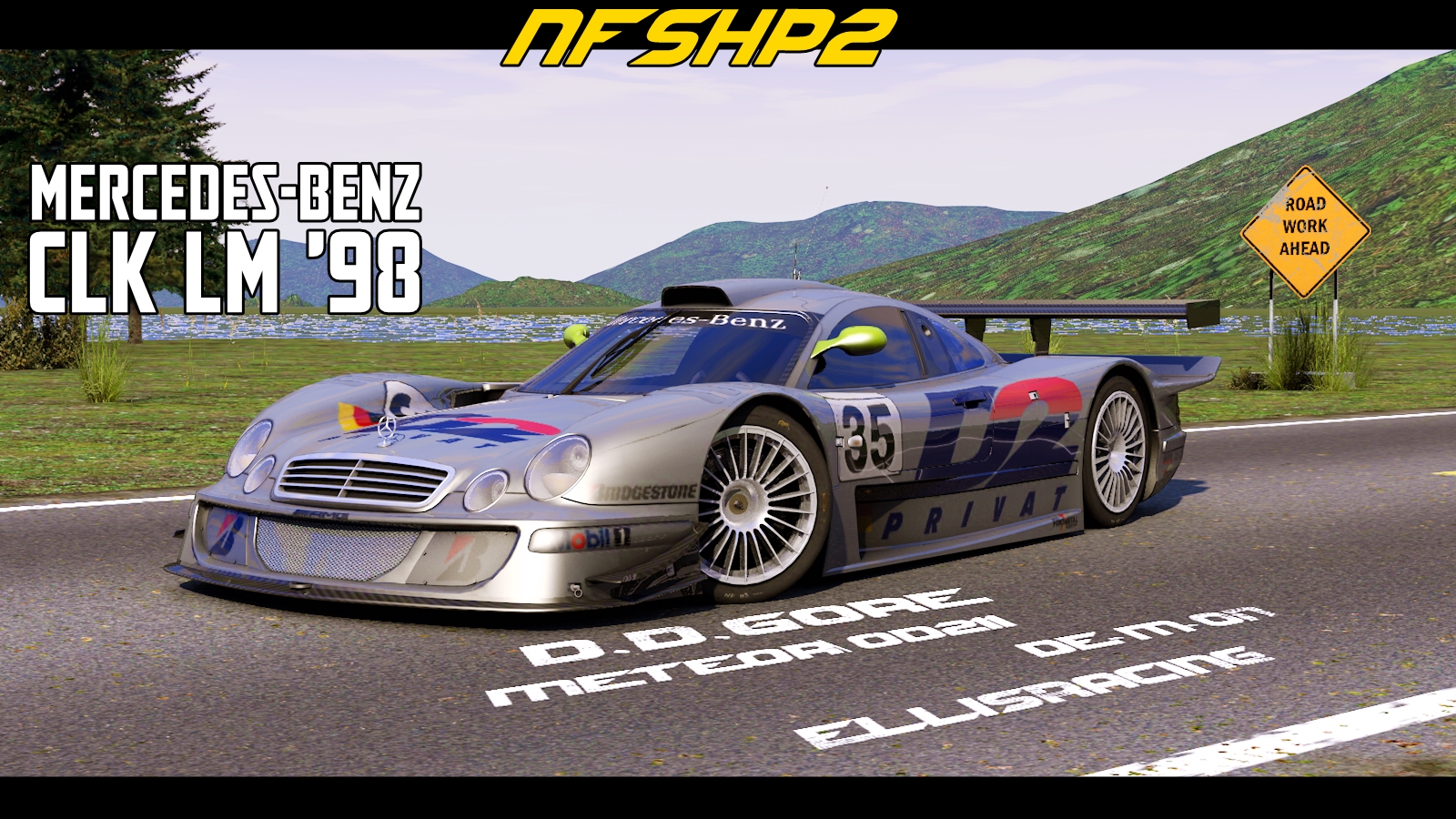 Need For Speed Hot Pursuit 2 Mercedes Benz CLK LM 1998