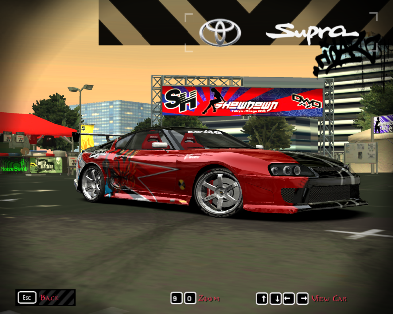 Need For Speed Most Wanted Toyota Supra Evil Empire vinyl