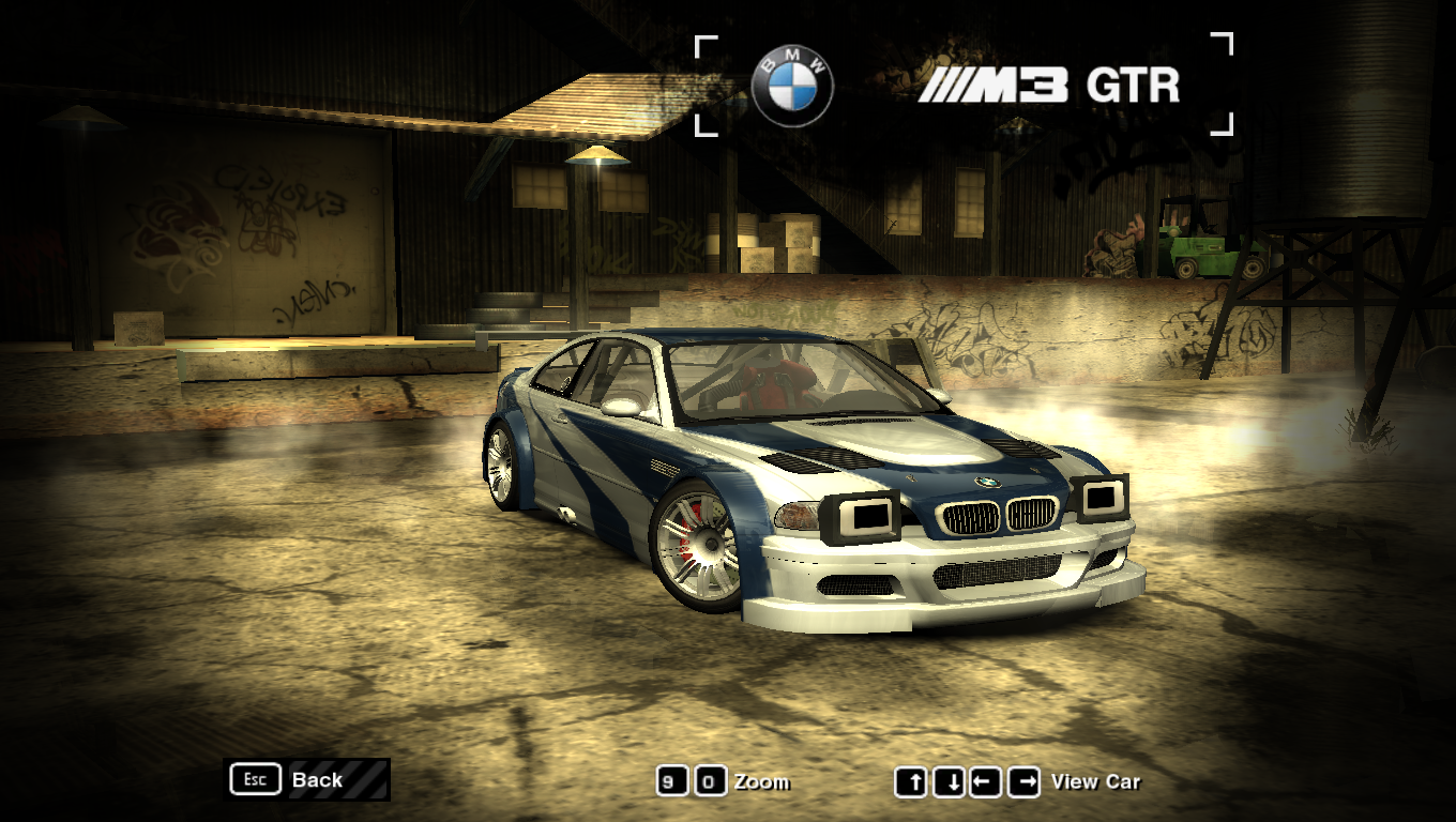 Need For Speed Most Wanted BMW M3 GTR PedroBLR Lights mod