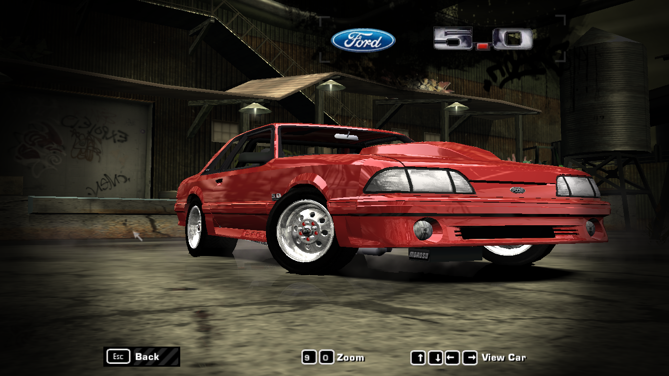 Need For Speed Most Wanted 1990 Ford Mustang 5.0