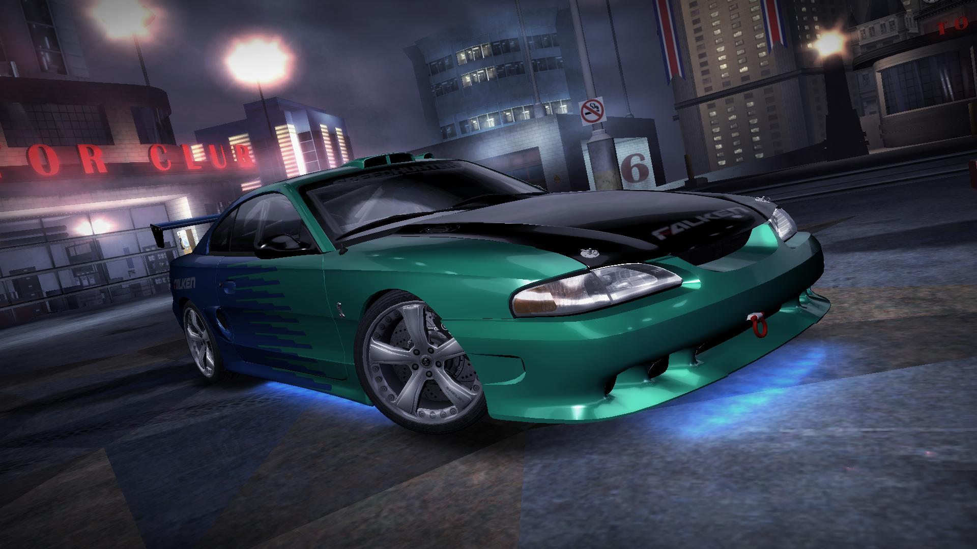 Need For Speed Carbon 1995 Ford Mustang SVT Cobra R (ECV3 support)
