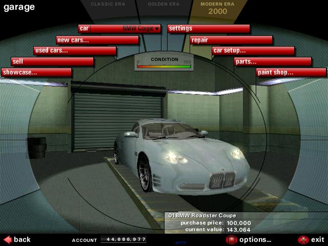 Need For Speed Porsche Unleashed BMW Roadster Coupe