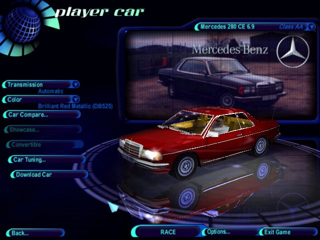 Need For Speed High Stakes Mercedes Benz 280 CE 6.9