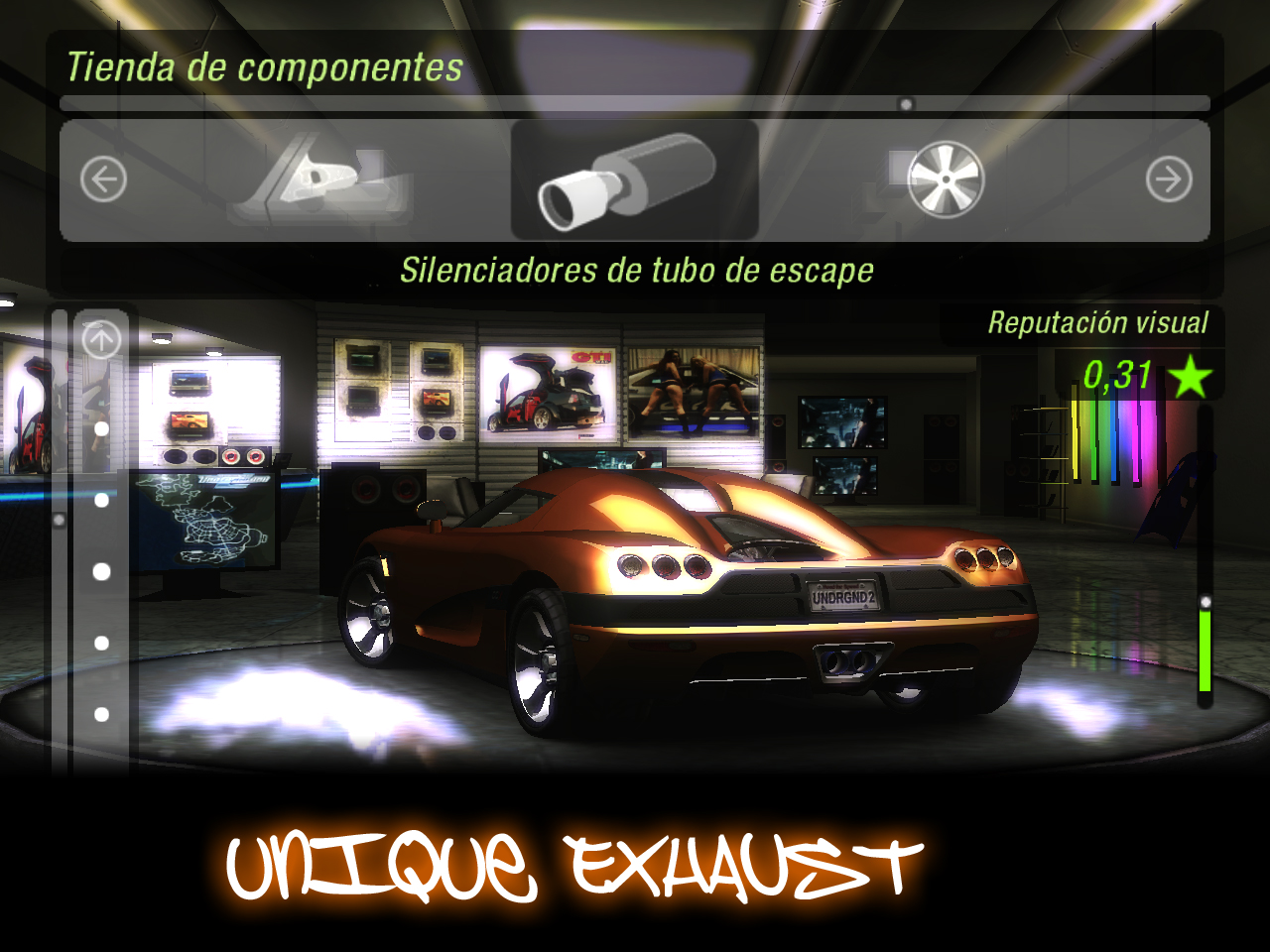 Need For Speed Underground 2 Koenigsegg CCX
