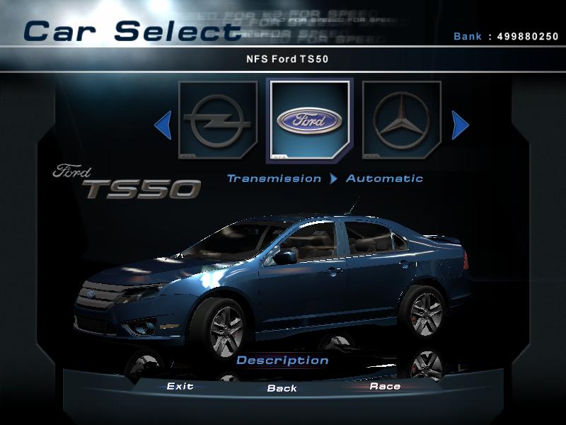 Need For Speed Hot Pursuit 2 Ford Fusion Sport