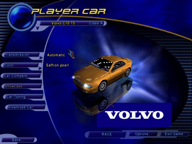 Need For Speed Hot Pursuit Volvo C70 T5