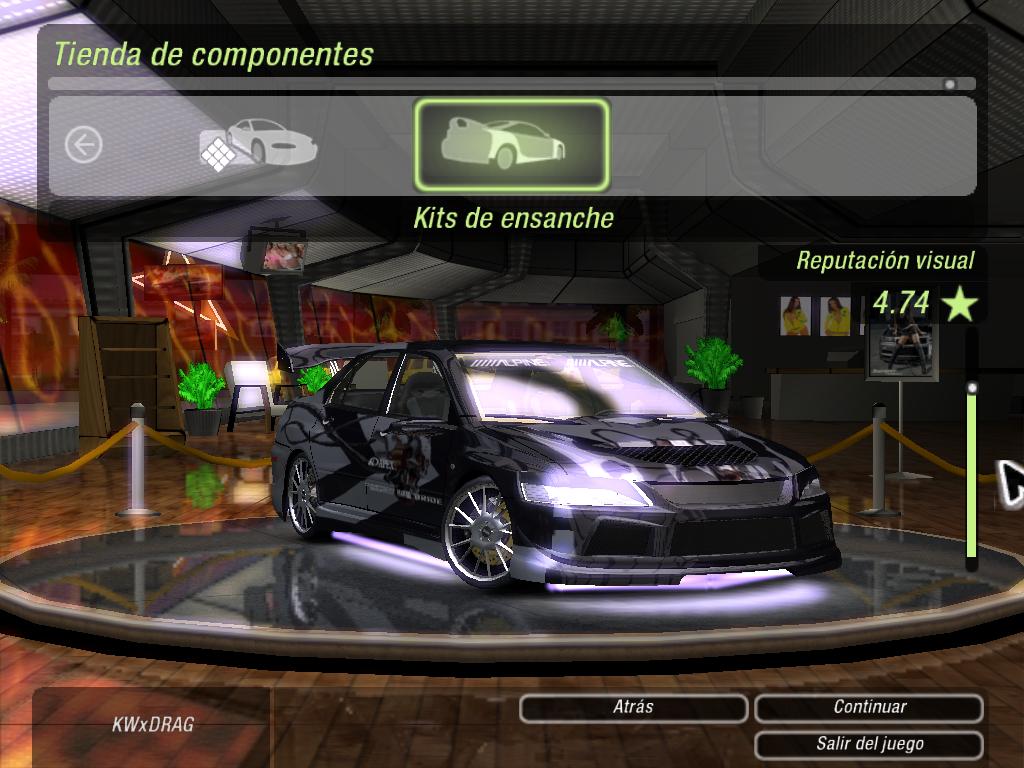 Need For Speed Underground 2 Mitsubishi LANCER EVO IX MR