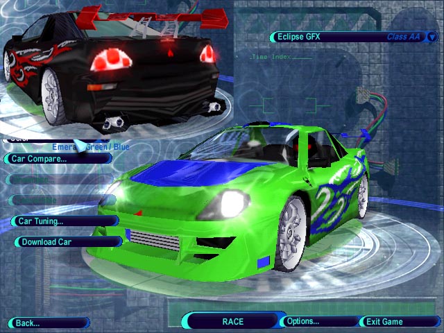 Need For Speed High Stakes Mitsubishi '02 Eclipse G-FX