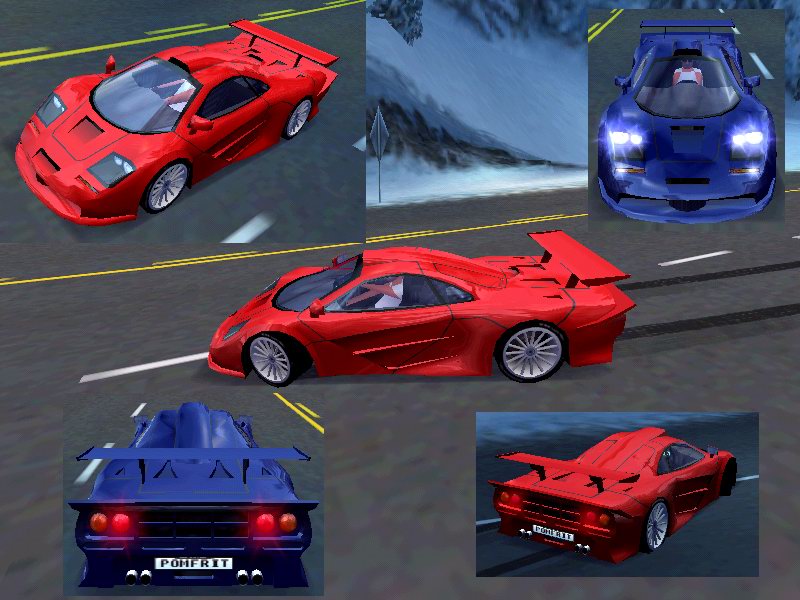 Need For Speed High Stakes McLaren F1 GTR 1997 ( Long Tail )