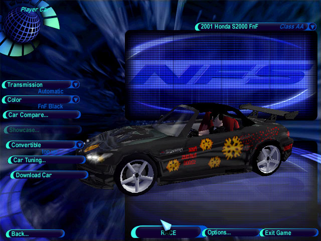 Need For Speed High Stakes Honda S2000 Fast and the Furious