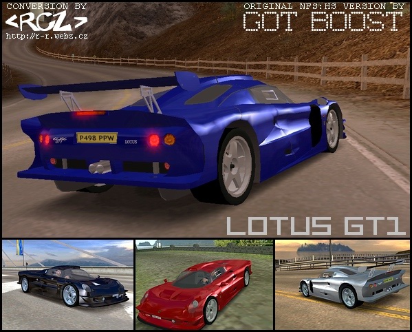 Need For Speed Hot Pursuit 2 Lotus (1997) GT1 Road Car