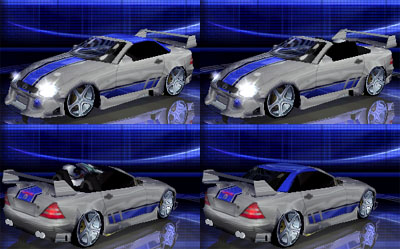 Need For Speed High Stakes Mercedes Benz SLK-230 GTX
