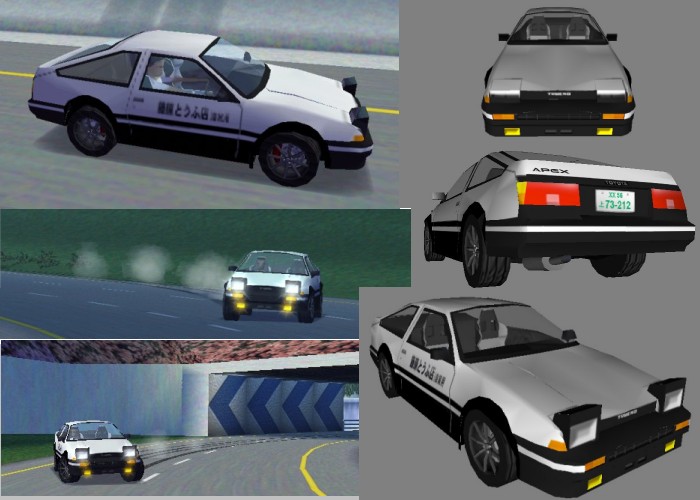 Need For Speed High Stakes Toyota Trueno AE86 (Initial D)