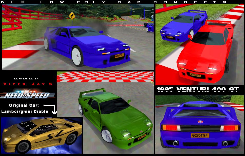Need For Speed Hot Pursuit Various Venturi 400 GT (1995)