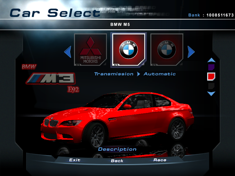 Need For Speed Hot Pursuit 2 BMW M3 E92